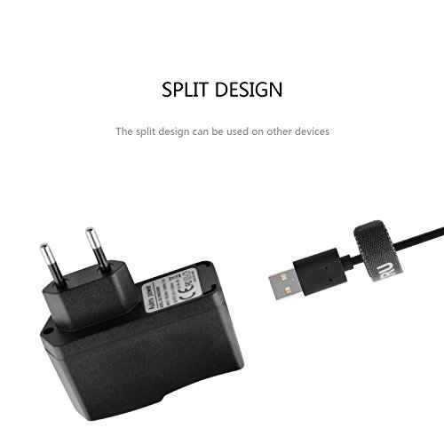 Aukru 2in1 USB Netzadapter Ladegerät 5V/2000mA mit Micro USB Kabel für Raspberry Pi, Samsung Galaxy S6/S5/S4/S3, Galaxy Tab 3, Note 4/3/2, Google Nexus 7,MP4, HTC One M8,Nokia 520, Motorola, LG und weitere (Schwarz) - 6