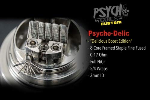 Preisvergleich Produktbild 2x Psycho Coils Handmade Psycho-Delic 0,17 Ohm
