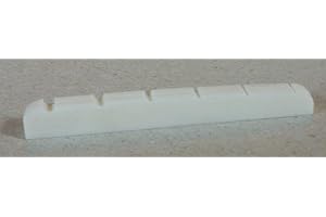 ZAMBELLI CAPOTASTO PREINTAGLIATO IN OSSO PER CHITARRA ELETTRICA TIPO FENDER 42X5X3,5 MM
