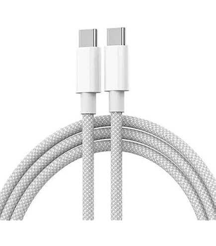 6FT USB-C Fast Charger & Data Sync Cable For IPhone 15 Pro Max, XS, Samsung – Braided, Woven