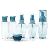 【Ahorra Espacio】el tamaño de estas botellas plásticas de viaje se encuentra dentro de los límites aceptables de las aerolíneas.pequeño tamaño se adapta a cualquier hueco lo que te permite ahorrar espacio en la maleta