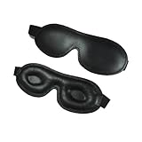 HANDCRAFTED LIGHT-TIGHT Leather - EYE MASK - 100% high quality Cowhide Leather / erotic Lining Mask for SM, BDSM and Bondage