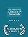 Produktbild Mathematical Analysis for Economists - Scholar's Choice Edition