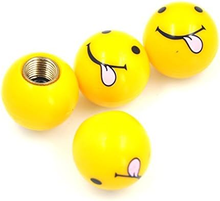 Eternalpower Cool and Custom "Lovely Expression" Tire Wheel Rim Air Valve Stem Dust Cap Seal