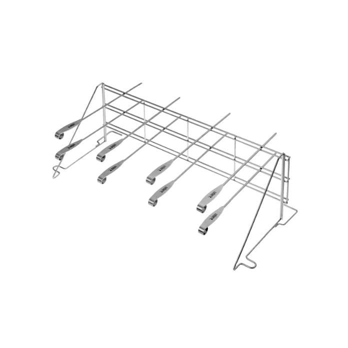 Weber 7615 Original Etcs Edelstahlrost Und Spiess Set 8 Stck
