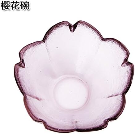 KXZDAS Creative cherry blossom Season Dish kitchen glass dish with sauce dishes snack table sauce vinegar sauce dish Cherry Blossom Bowl