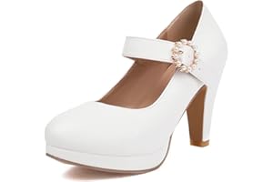 WOOD MEETS COLOR Mode Frauen T-Strap High Heels Bogen Plattform Runde Zehe Pumpen Leder Sommer Süße Schuhe