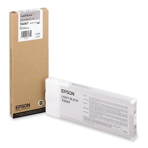 Epson T6067 Cartouche d'encre d'origine 1 x noir clair