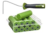 10 x Colorus Lackierwalzen superfein PLUS beidseitig gerade...