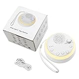 White Noise Machine Sound Machine With Night Light Portable Sleep Aid With 16 Soothing Sounds For Baby Adults Rechargeable White Noise Sleep Machine With Timer & Memory Functions Sleep Aid For Travel