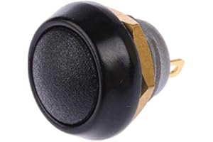 Pulsante stagno IP67 Waterproof Normalmente Aperto N-O ITW Switches serie 59 (Nero)