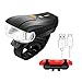 Produktbild LED Fahrradbeleuchtung,SGODDE 400 Lumen Sensoren Superhell Wasserdicht Fahrradlampe intelligenter Vorderlicht und rotes Rücklicht ,USB Wiederaufladbare,smarte Fahrradlampensets für KStraßenrädern,Kind