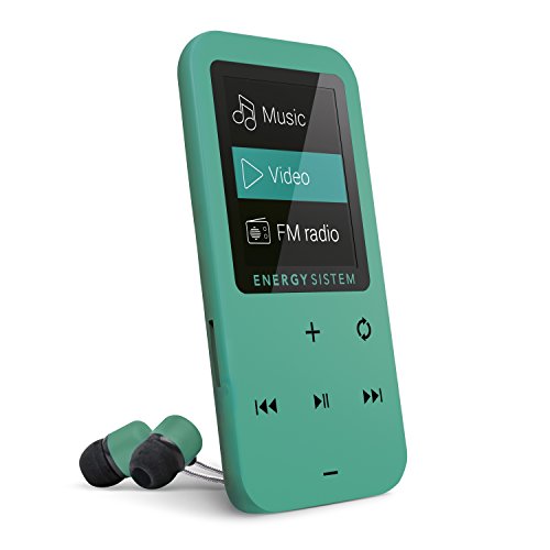 Energy Touch - Reproductor MP4 (8 GB, botones táctiles, radio FM, microSD), menta