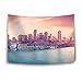 Produktbild Daawqee Wandteppiche Wall Hanging Pink Downtown Wandteppiche Vintage Wandteppiche Wall Wandteppiche Micro Fiber Peach Home Decor 90X60