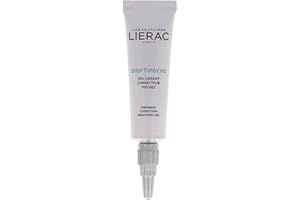 Lierac Dioptipoche Gel Levigante Contorno Occhi, Correzione Borse con Peptidi Anti Luce Blu, Formato da 15 ml