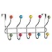 SPUTNIK - Over Door 10 Hook Rack - Multi-coloured