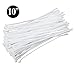 Produktbild 10 Zoll Kabelbinder | 4,8 x 250 mm | Weiß Farbe | 100 Stück / Packung