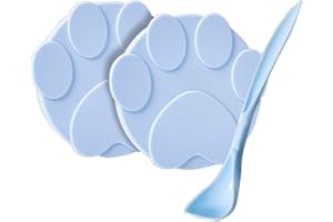 YUNXIASW 2 Pezzi Alimenti Animali Coperchi, Coperture Per Lattine Per Animali, Tappo Per Lattine di Dimensioni Universali, Coperchi in Silicone Per Lattine di Cibo Per Cani e Gatti (Blu)