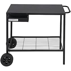 Campingaz Chariot Universel pour Plancha à Poser avec 2 Roues Acier Noir L82 x P46 x H73cm