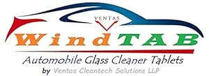 WINDTAB - Car Windshield Glass Cleaner Tablets (Set of 12 Pcs). Glass Cleaner Tablets. Windshield Cleaning Tablets. Made in India.