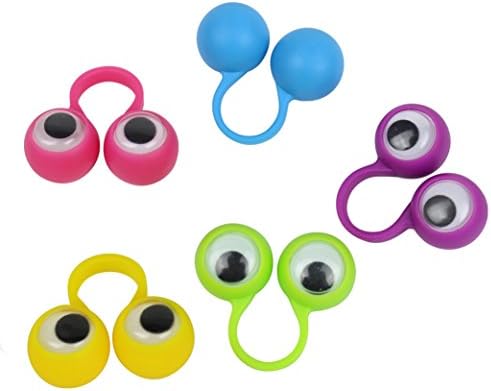 Bloomood Large Eye Finger Puppets, Welcome To Party, A Pack Of 24