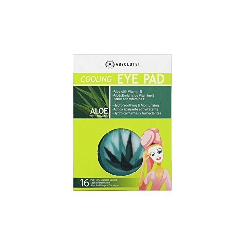 Preisvergleich Produktbild Absolute Cooling EYE PAD Aloe Hydro-Soothing & Moisturizing 16 Pads by Absolute by Nicka
