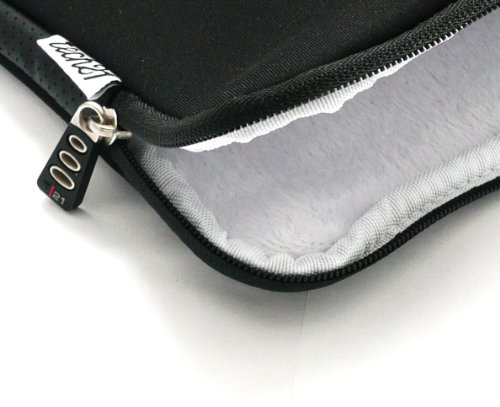 Tech21 Laptop Sleeve Schwarz Neopren weich Reißverschluss Fall / Abdeckung Geeignet Für Trekstor SurfBook W1 Full HD 14 Zoll Notebook ( 14-15 Zoll Laptop / Notebook ) - 4