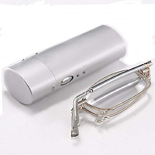 THG pr¢ctico flip-top de dise?o al aire libre de viaje de bolsillo Gafas delgados plegables plegables gafas de lectura 1.50 Caso Gafas Reader