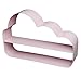 Produktbild SD&EY Eiserne Wolke Regale Doppel-Schicht-Ablage Regal Wand Regal Haus Dekoration Für Wohnzimmer Bethroom,Pink