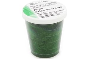 GRAN VELADA Pigmento minerale verde ossido di cromo cosmetico | Pigmento naturale per trucco e cosmetici, stabile e di qualità, ideale per saponi e candele naturali, 30 gr