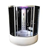 BAÑERA HIDROMASAJE CROMOTERAPIA Modelo "MILAN" 130 X 130 X h 220 cm BAÑERA PARA 2 PERSONAS Objeto nuevo - Embalado Certificado EU USTED RECIBIRÁ TODOS LOS ACCESORIOS PARA MONTAR EL HIDROMASAJE SIN PROBLEMAS. ¡MONTAJE Y FUNCIONAMIENTO FACILES!