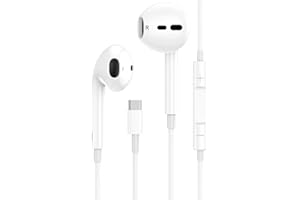 THECOOPIDEA Écouteurs USB C pour Samsung S24/S23/A33/A54/A34/A35/A55/FE, HiFi Stéréo Réduction de Bruit Ecouteur USB Type C Ecouteur Filaire Casque avec Micro pour iPhone 15/Google Pixel/Mi 11T/12/14/OnePlus 12