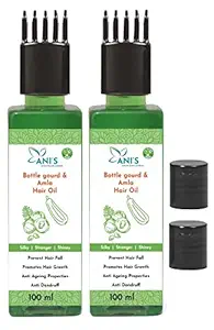 Bottle Gourd (Lauki) & Amla Hair Oil Pack Of 2 For Mens and Womens (200ML)