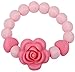Produktbild Beißringe,Designer Kinderkrankheiten Perlen Armband für Frauen, Baby Gum Schmerzlinderung Beißring, 100% Silikon BPA-frei, stilvoll & natürlich & sicher, handgemachter Schmuck, 2,5 "Durchmesser