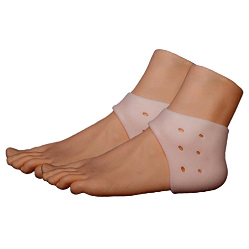 Breathable Soft Gel Heel Protector Cushion Foot Care Reduce Heel Shock Prevent Heel Bone Blisters Calluses Heel Air Support