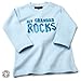 My Grandad Rocks Baby/Kids Bubblegum Pink T-shirt L/S,12-18 months
