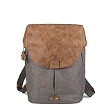 Maße: 36 x 29 x 14 cm ZWEI Olli O12 Rucksack Backpack Rucksacktasche Handtasche stone grau 