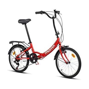 CLM Supporto Da Parete Per Bicicletta – Gancio Universale, Rosso/Nero, Fino A 50mm Di Telaio
