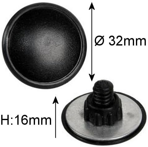 AutoScheich® Universal blanking cap 32 mm Car Rear Washer Windscreen Wiper Rear Tailgate Wiper Arm Rear Clean Cover Plug Antenna Adaptor