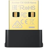 TP-Link Archer TX10UB Nano | Wi-Fi 6 & Bluetooth 5.3 USB Adapt&ouml;r | AX900 Mbps | &Ccedil;ift Bant | İkisi Bir Arada | Kolay Kurulum |