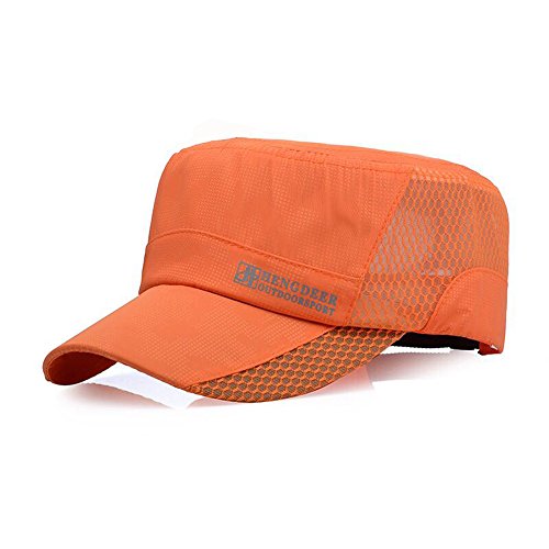 orange military cap