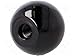 Price comparison product image 2 x M10 x 40mm Diameter Thread Black Round Ball Lever Knob Ref 2 x 104