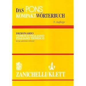 Das Pons Kömpaktworterbuch. Dizionario tedesco-italiano, italiano-tedesco. Ediz. min