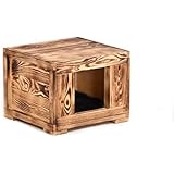 Wohnhöhle Amadeus 36x39x30cm Katzenhöhle Hundehütte Holz Schlafhöhle Katzenbett