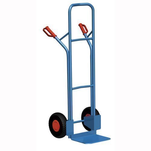 VARIOFIT Sackkarren Stahlrohrkarren, Gewicht: 16kg, H: 130cm, Schaufel (BxL): 48 x 30 cm