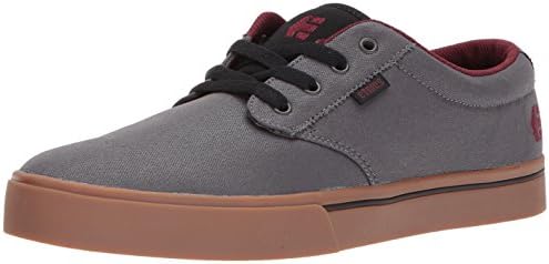 Etnies Mens Mens Jameson 2 Eco Skate Shoe, Grey/Gum/Red, 9.5 UK (44 EU)