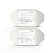Produktbild Meross Intelligente WLAN Schalter Universal Smart Switch Fernbedienung mit Sprachsteuerung mit Alexa, Google Assistant und IFTTT, DIY Smart Home für elektrische Haushaltsgeräte, MSS710KIT, 2 Stücke