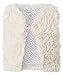 Noppies Baby Girls G Waistcoat sweat Liz fur Coat, White (birch C014), 0-3 Months (Manufacturer size: 50)