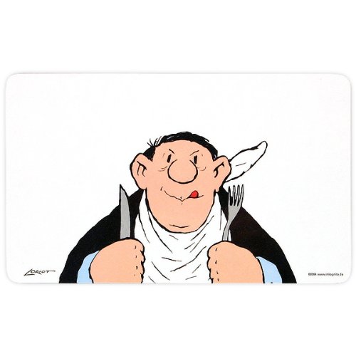 Brettchen Loriot guten Appetit