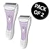 2x Remington WDF4815C Wet & Dry Shower Proof Ladies Shaver